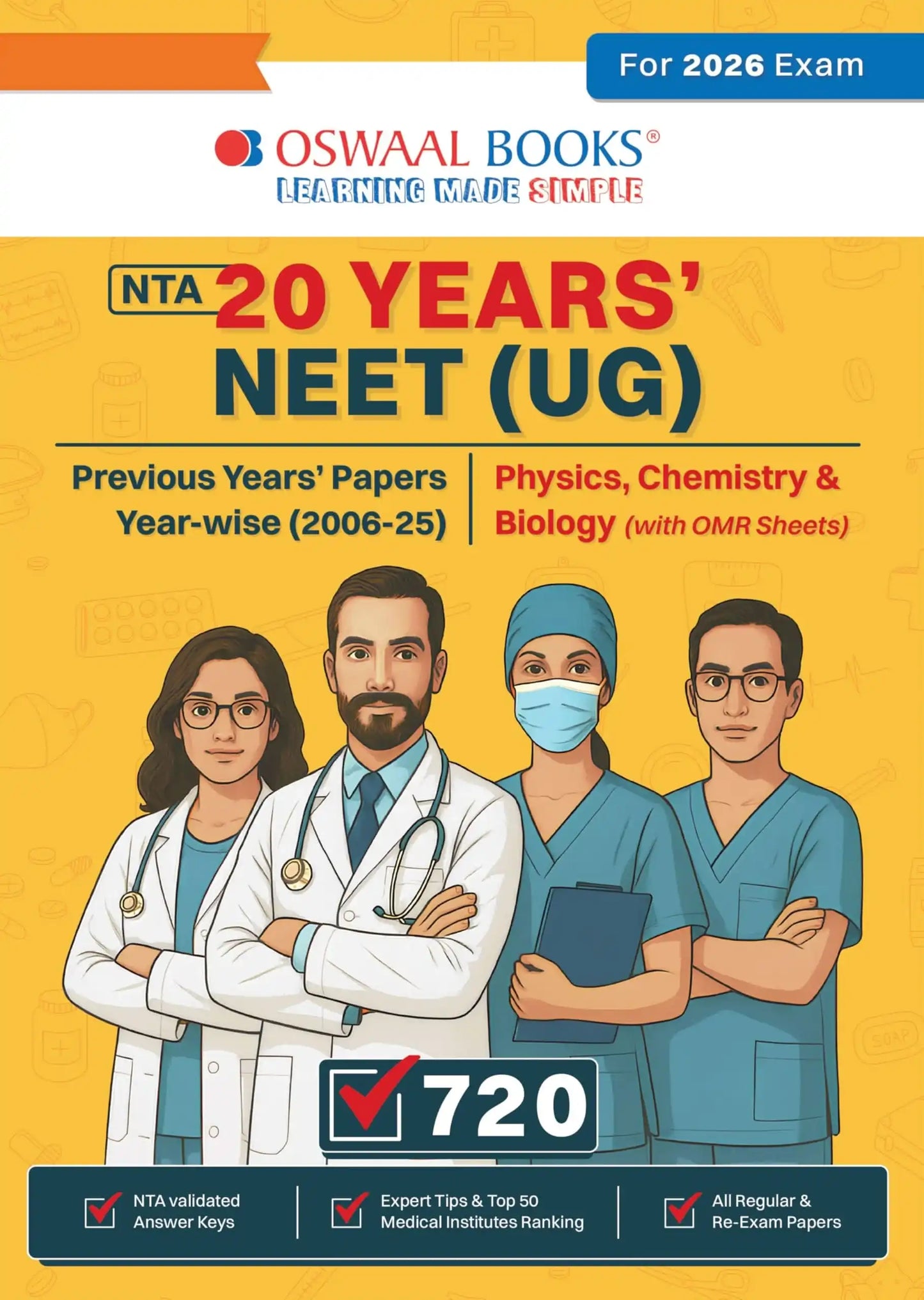 Oba Nta Neet (Ug) 20 Yrs Previous Solved Paper (2026)