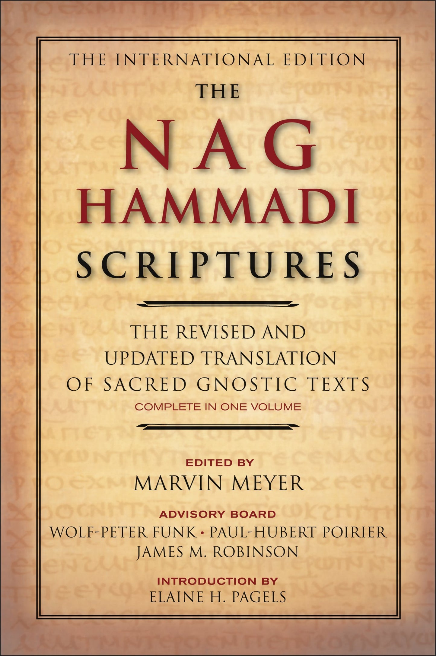 NAG HAMMADI SCRIPTURES PB