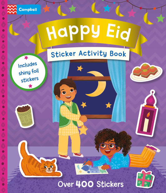 Happy Eid Sticker Activity Book: With over 400 stickers (Campbell Celebration Sticker Activity Books)
