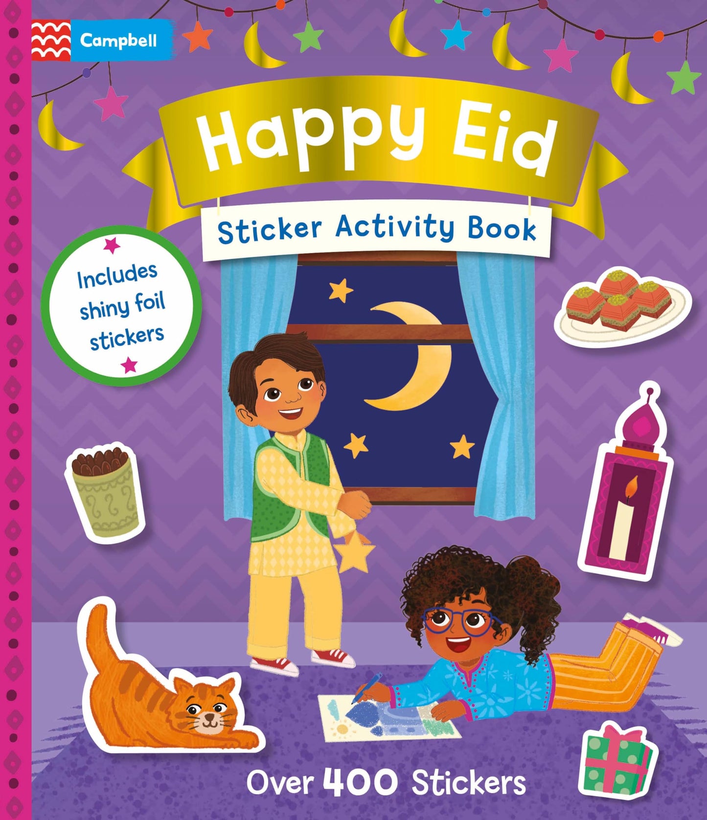 Happy Eid Sticker Activity Book: With over 400 stickers (Campbell Celebration Sticker Activity Books)