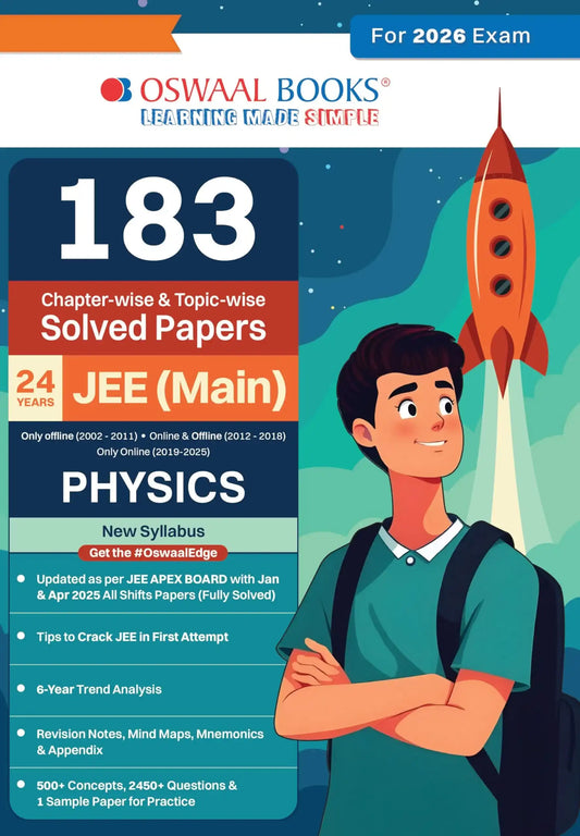 Oba 183 C/W & T/W Jee Main Physics Solved Paper (2026)