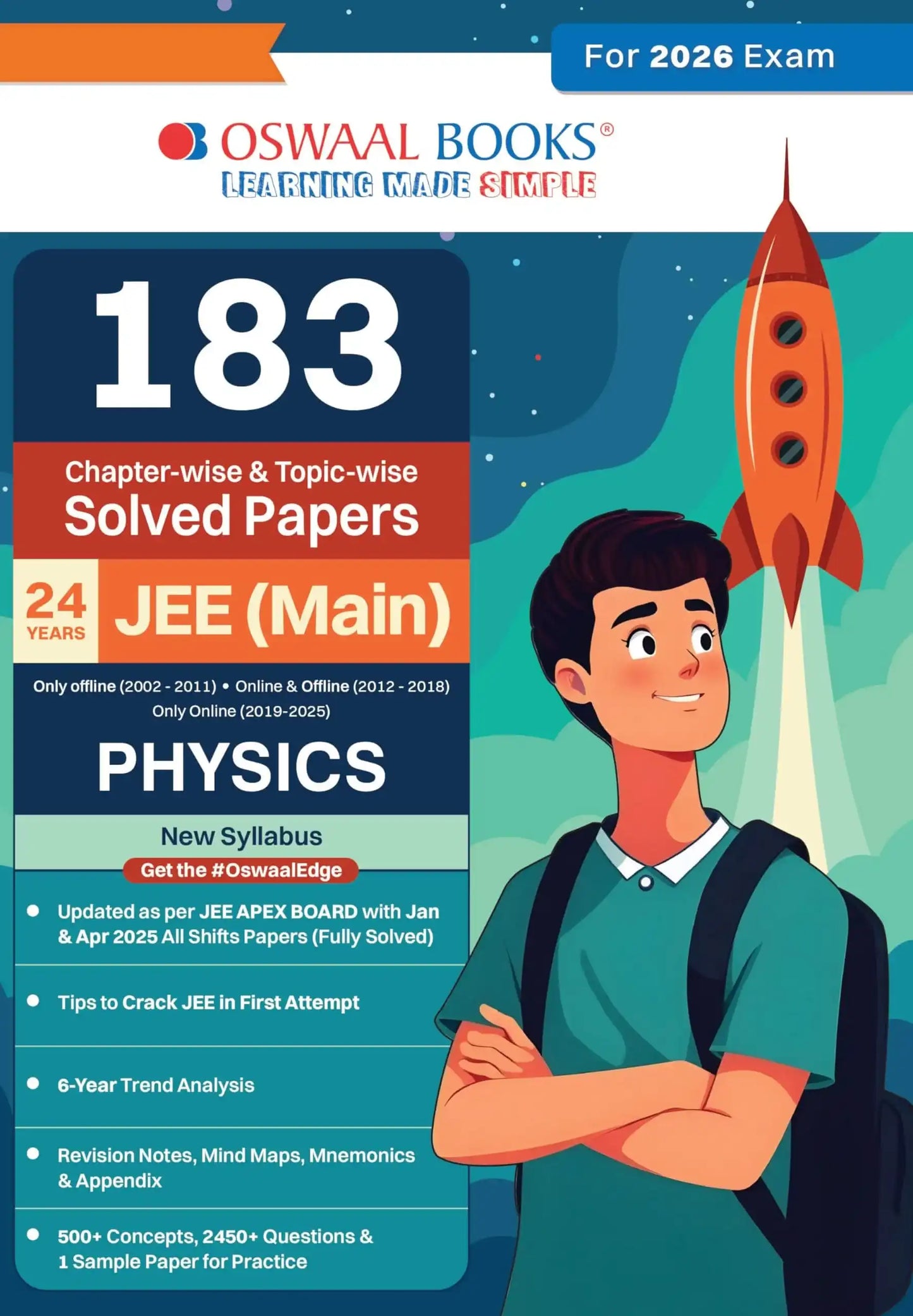 Oba 183 C/W & T/W Jee Main Physics Solved Paper (2026)