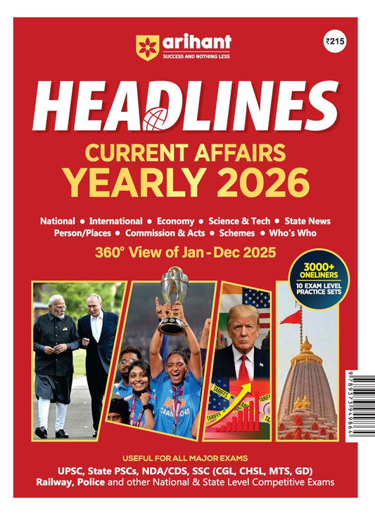 Headlines Current Affairs Yearly 2026 (EditionII)