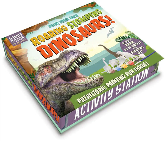 Paint Your Own Roaring Stomping Dinosaurs!