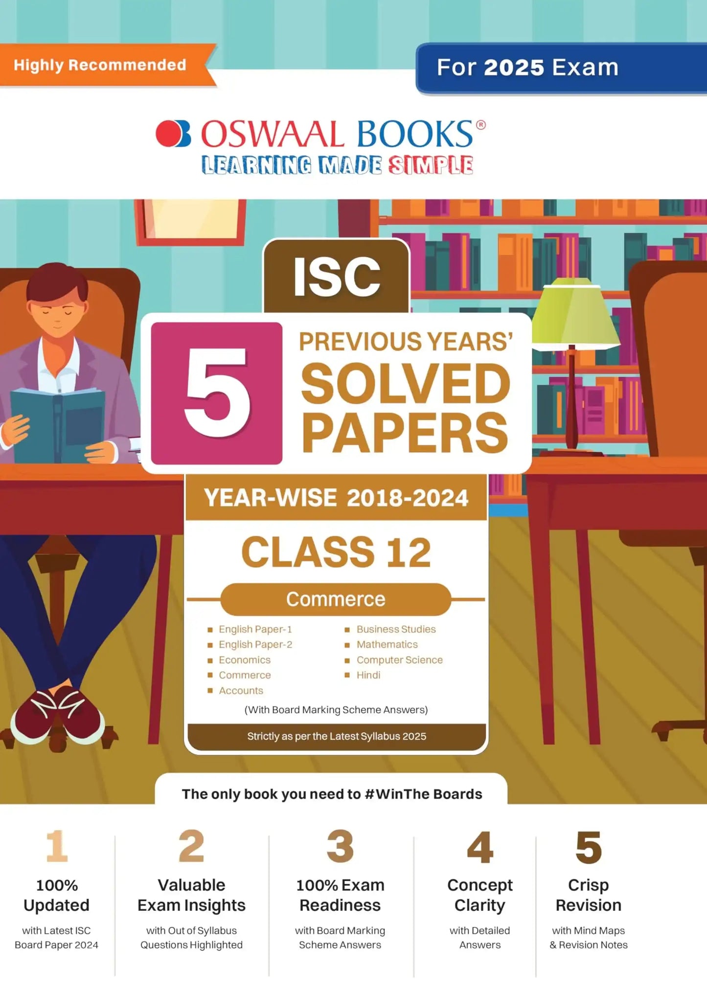 Oba Isc 5 Yrs Solved Commerce  Bk 12 [2025]