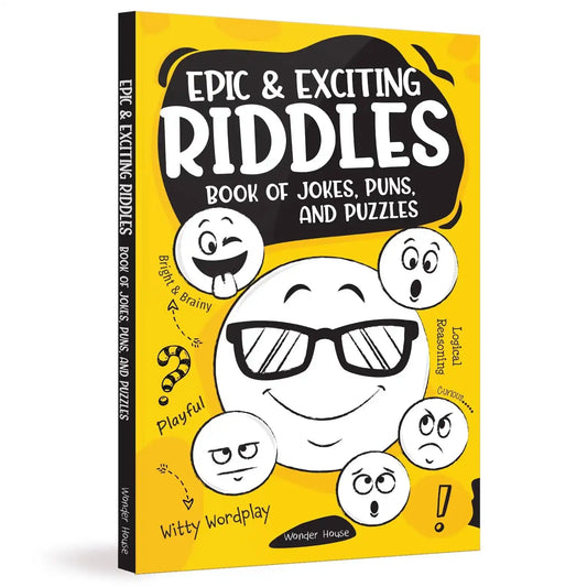 Epic And Exciting Riddles Book Of Jokes, Puns, And Puzzles