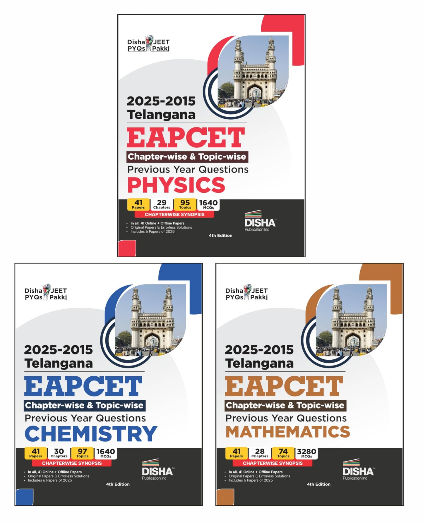 2025 - 2015 Andhra & Telangana EAPCET Chapter-wise & Topic-wise Physic