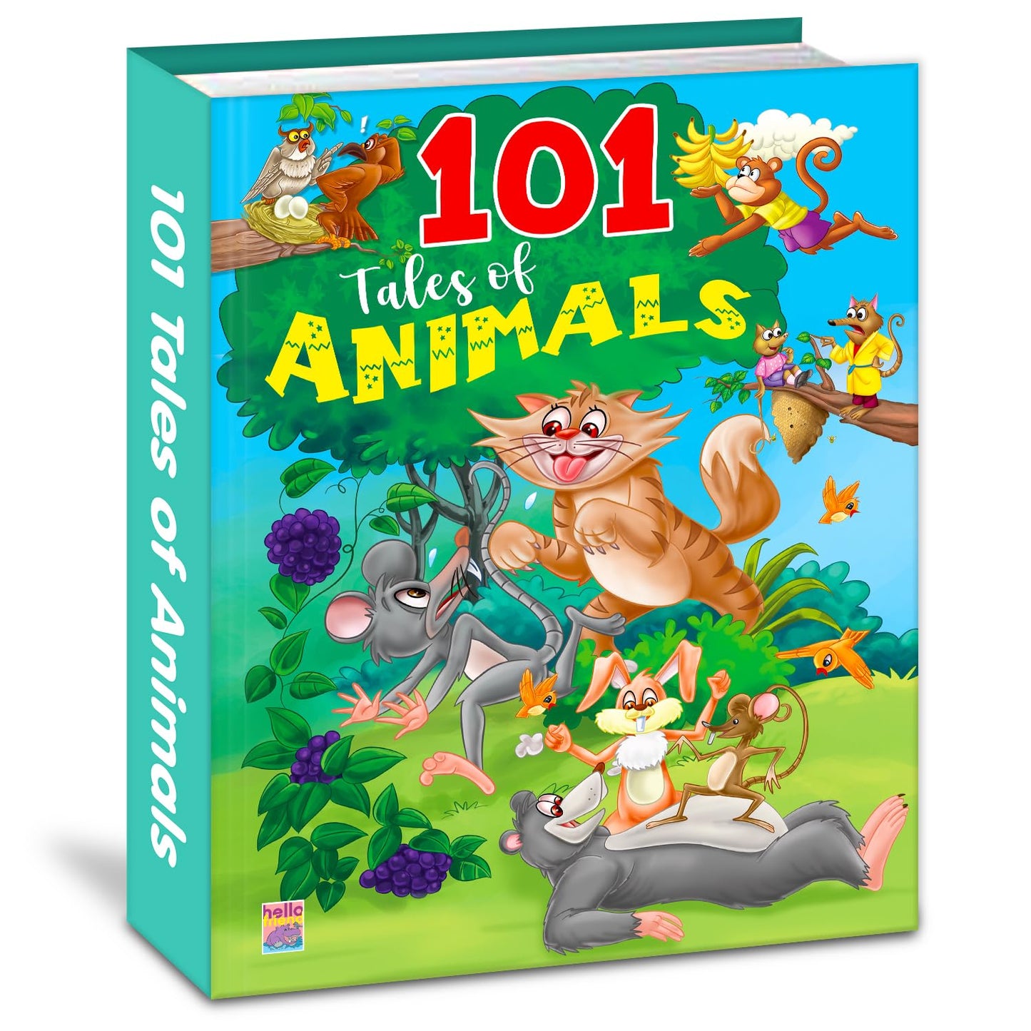101 Animal Tales Stories - Illustrated Story Books for Kids and Childrens - Bedtime Short Stories with Colourful Pictures in English | Hello Friend ... 3+ Years: 101 Tales Of Animal Encyclopedia