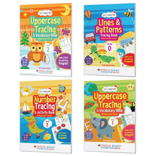 Oba Lil Legends Writing Practice Box (Set Of 4)