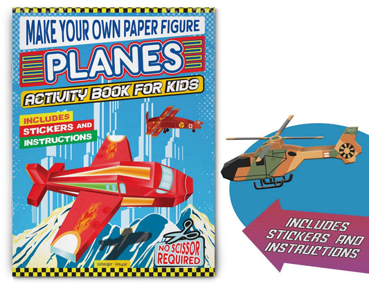 Make Your Own Paper Figure - Planes (Activity Book For Kids)
