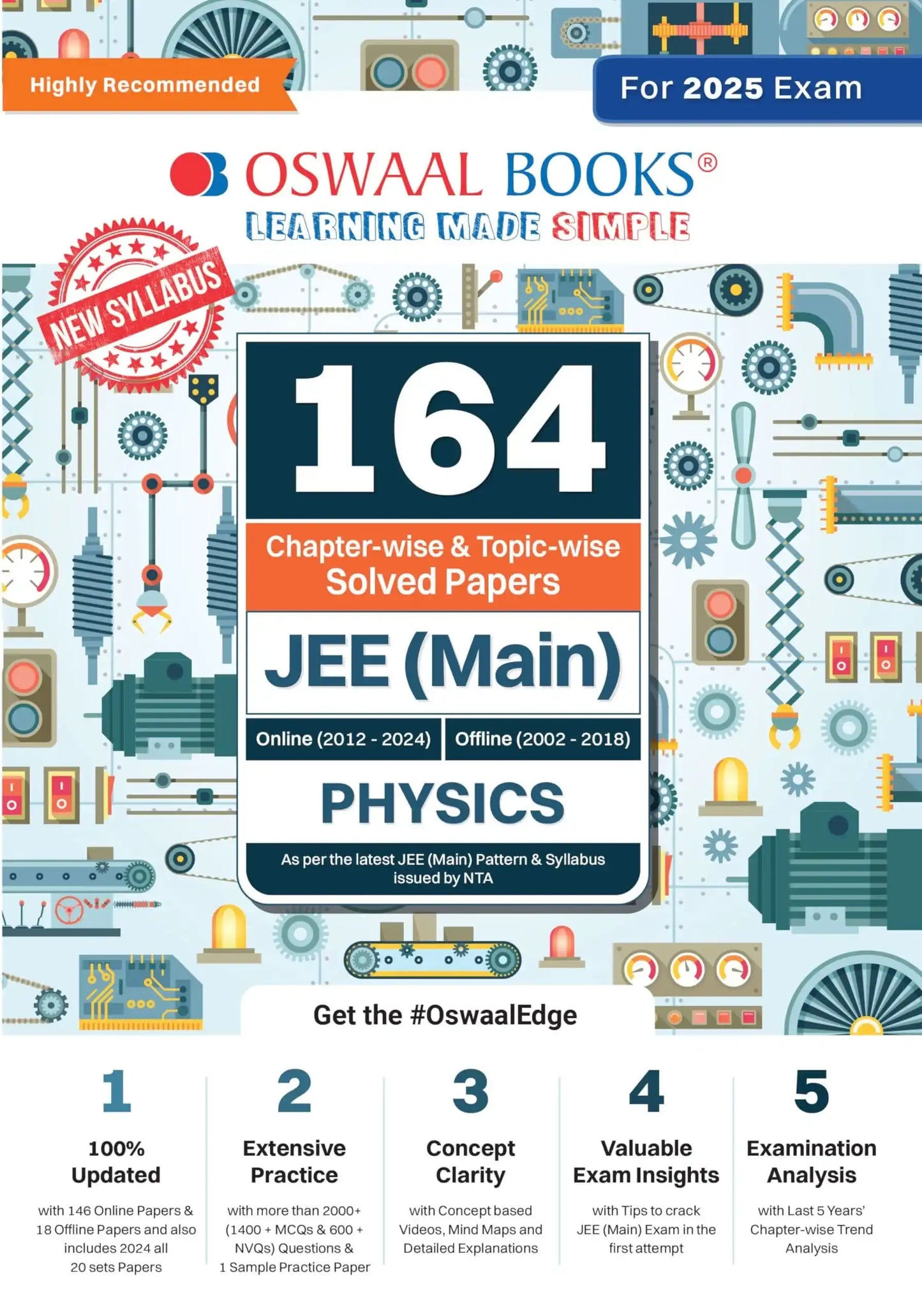 Oba Jee Main 164 C/W & T/W Physics Solved Paper (2025)