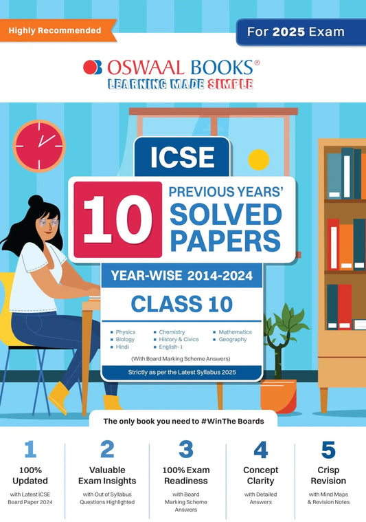 Oba Icse 10 Years Solved Papers [2025]