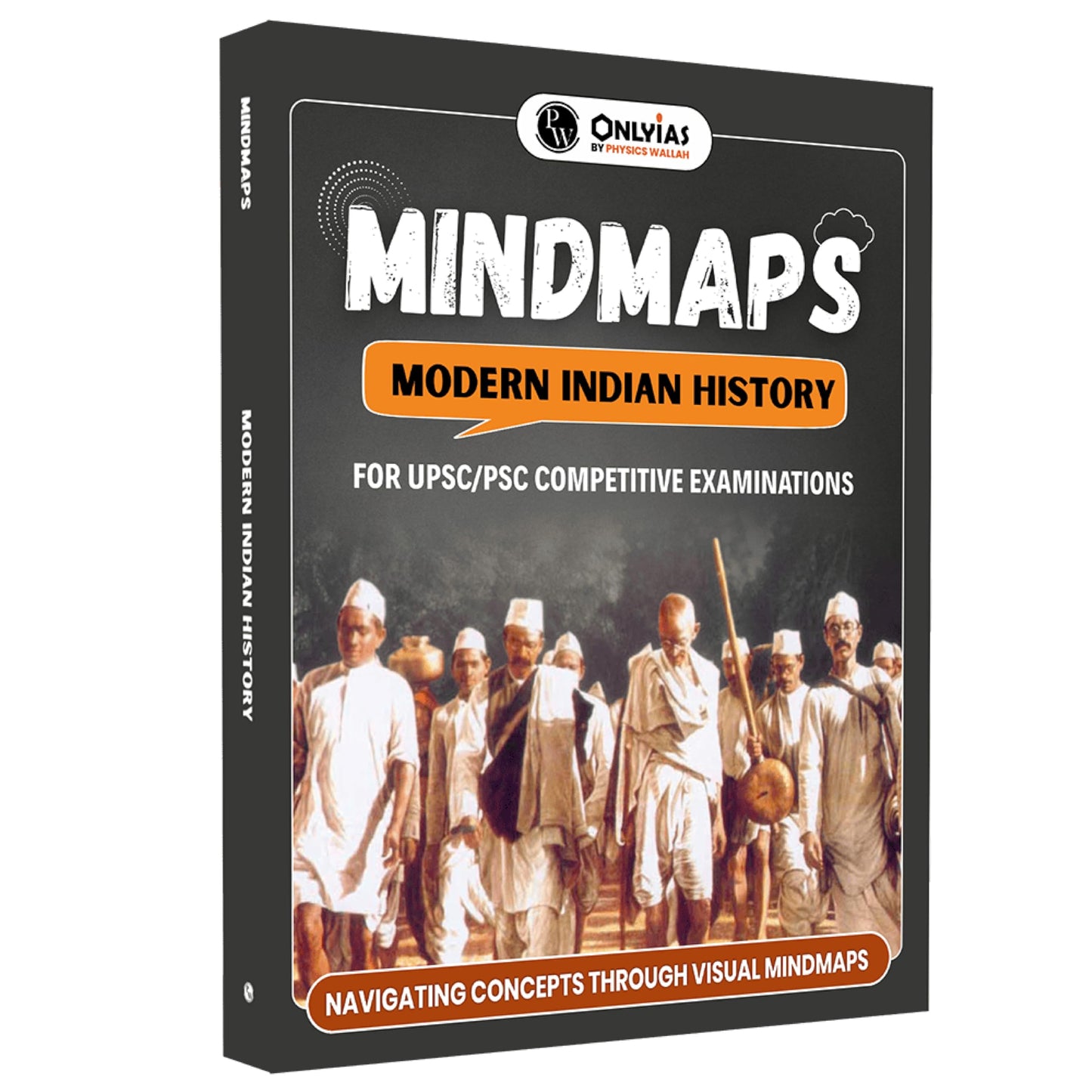 PW UPSC Mindmaps Modern Indian History For UPSC/PSC Competitive Examinations | Navigating Concepts Through Visual Mindmaps [Paperback] PW