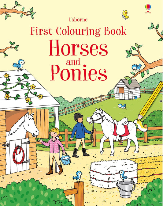 First Colouring Book: Horses And Ponies