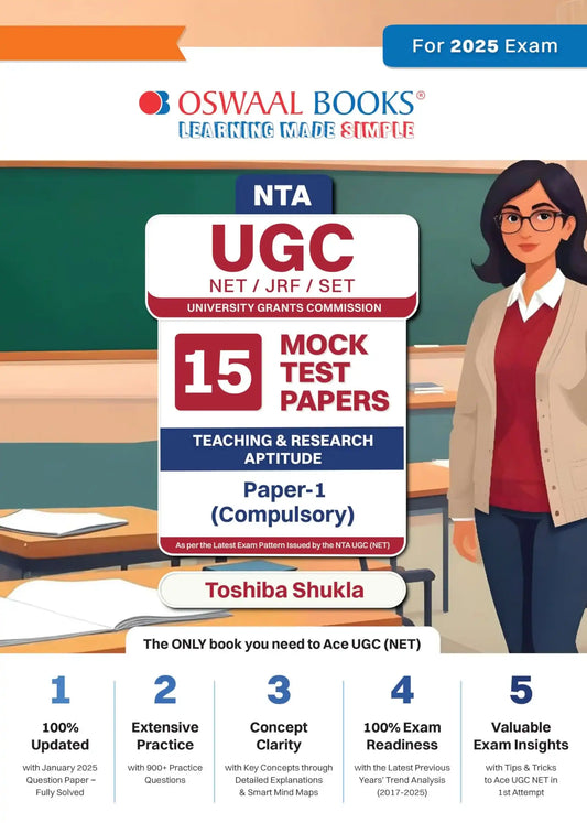 Oba Nta Ugc Net/Jrf/Swt Paper 1 Teaching & Research Mock Test Paper (2025)
