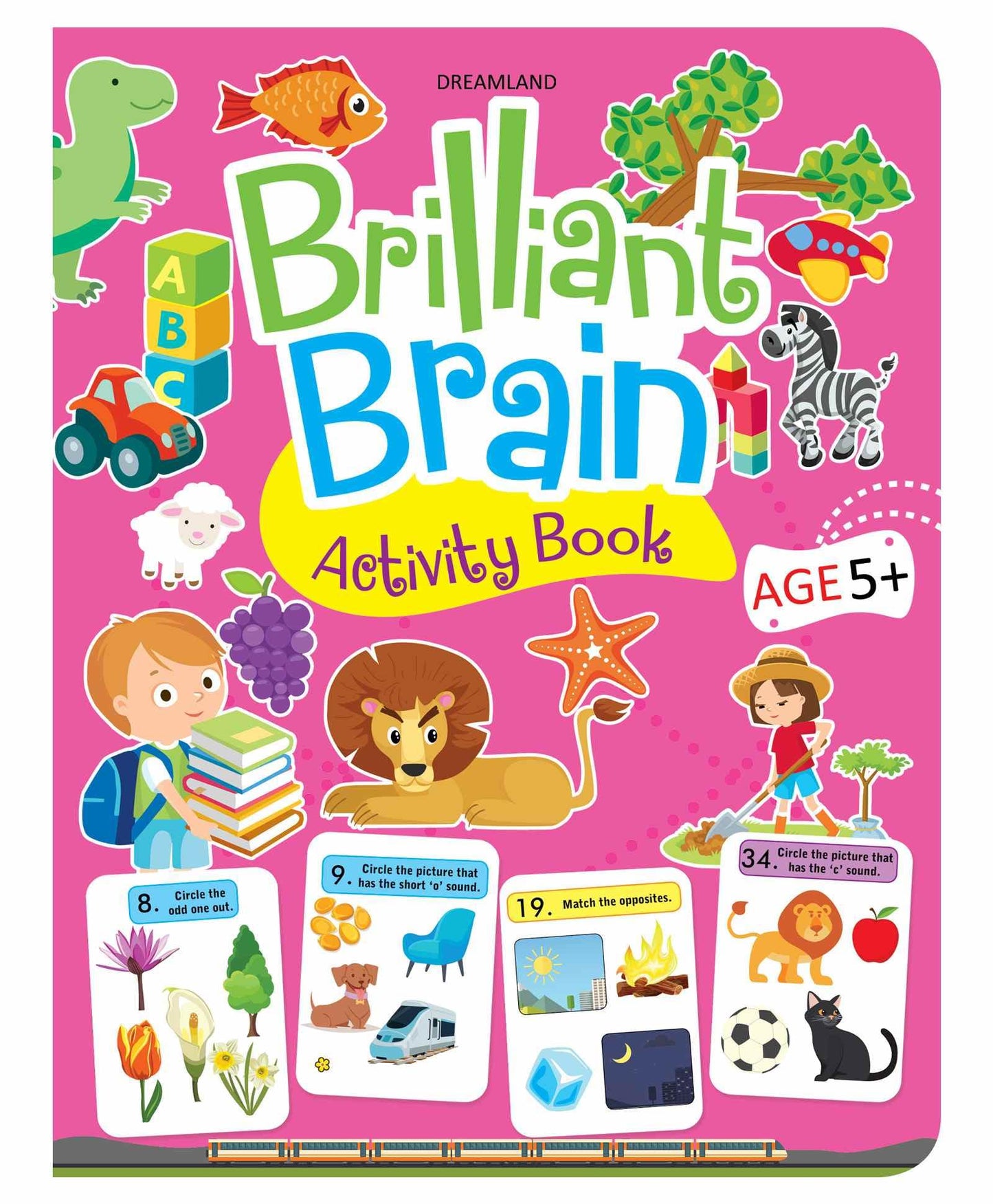 Brilliant Brain Activity Book for Kids Age 5- 6 years with Interesting and Interactive activities