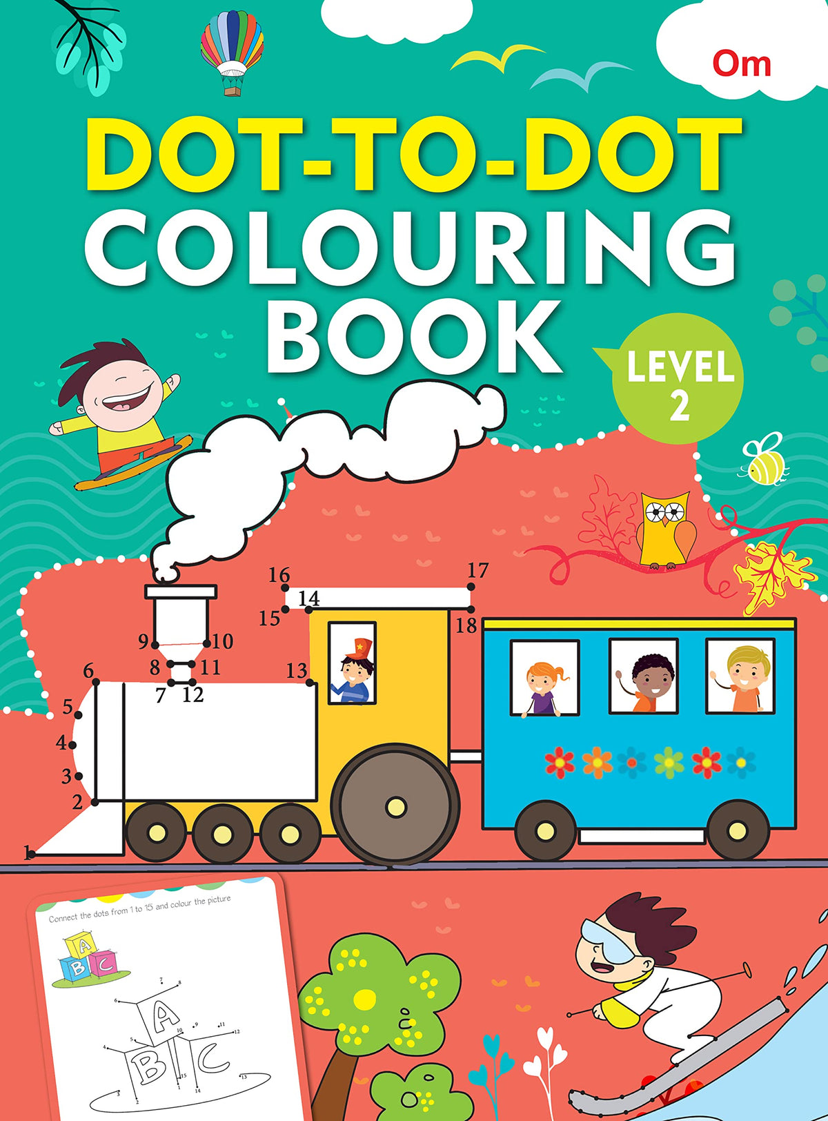 Colouring Book : Dot-to-Dot Colouring Book Level 2