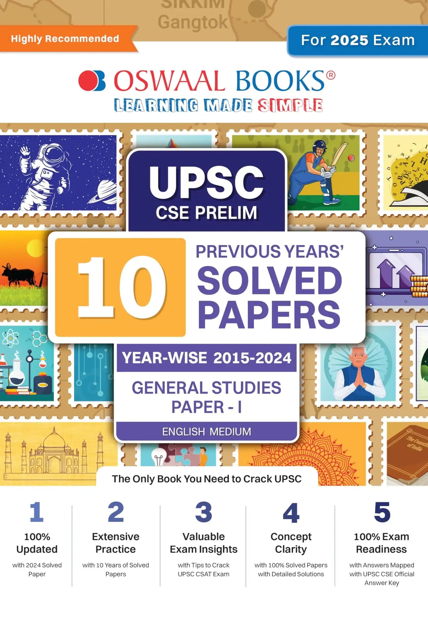 Oba Upsc Cse Prelims 10Yrs General Studies 2025 (Paper-1)