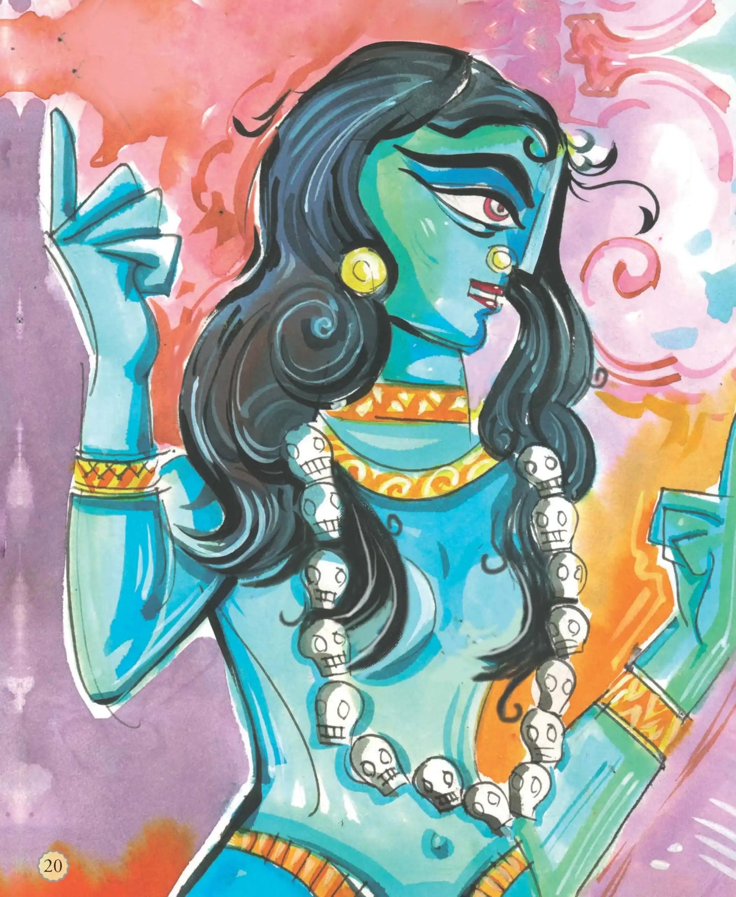 The Fearsome Goddess Kali  : Large Print (Paperback)