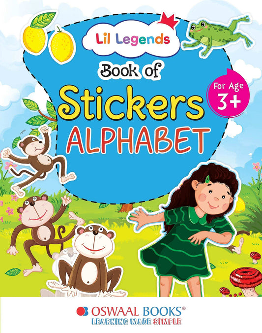 Oba Lil Legends Bk Of Stickers For Kids Age 3+(Learn Alphabet)