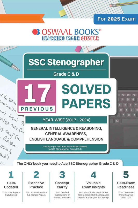 Oba Ssc Staff Selection Commission Stenographer Grade C & D (2025)