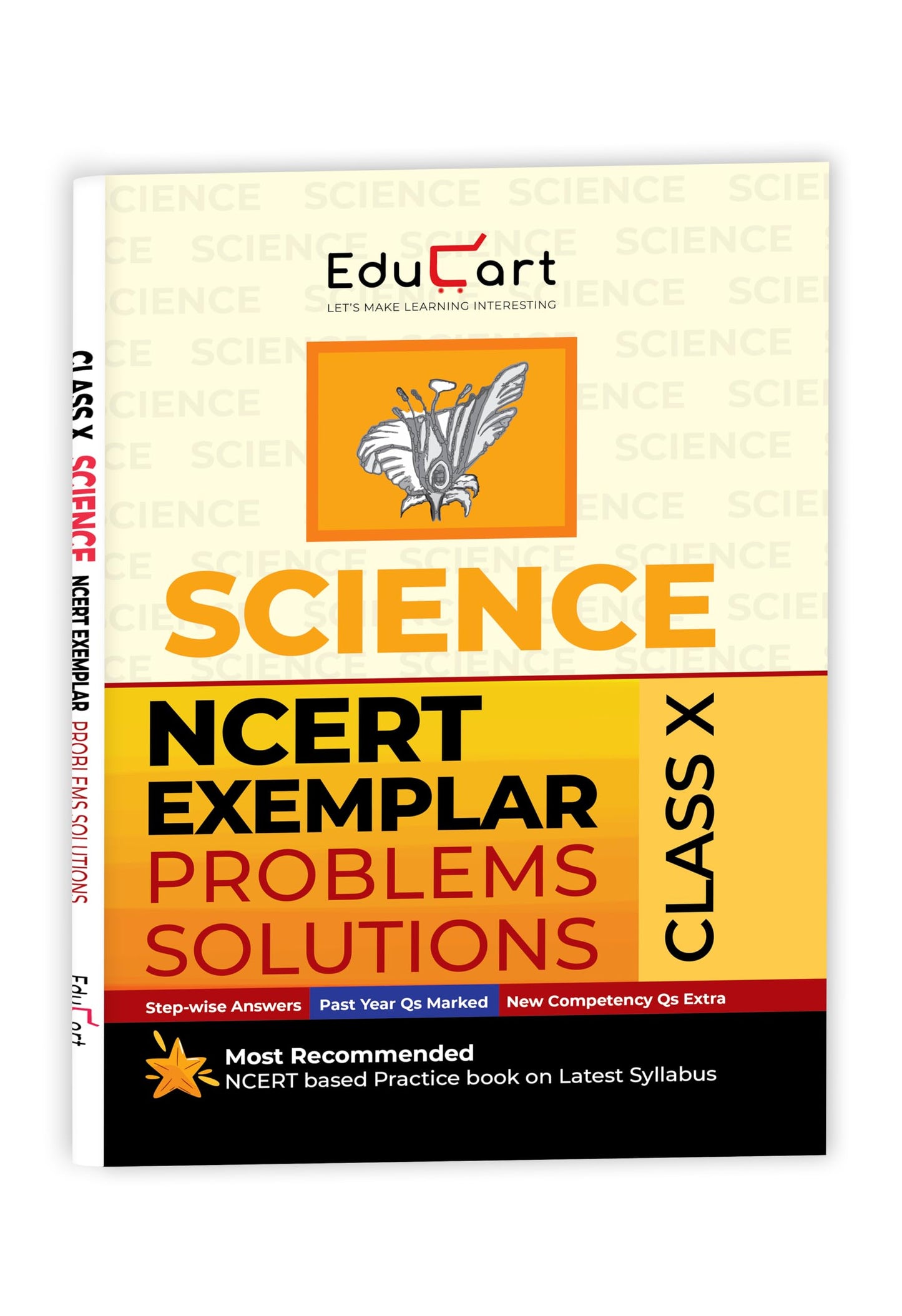 Educart NCERT Exemplar Class 10 Science 2026 Problems Solutions (For 2026-27 Board Exam)
