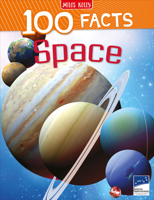 100 Facts Space: An Engaging Non-Fiction Book with Bitesized Facts and Fun Activities for Kids