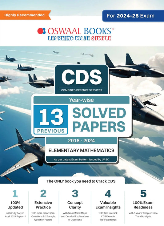 Oba Cds Defence Services 13 Yrs Elementary Maths (2025)
