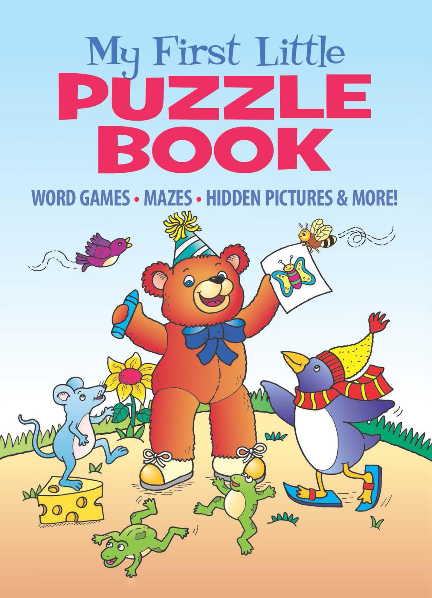 My First Little Puzzle Book: Word Games, Mazes, Spot The Dif