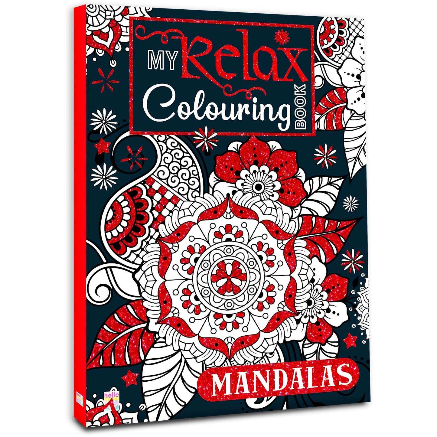 Red Disney Villains Colouring