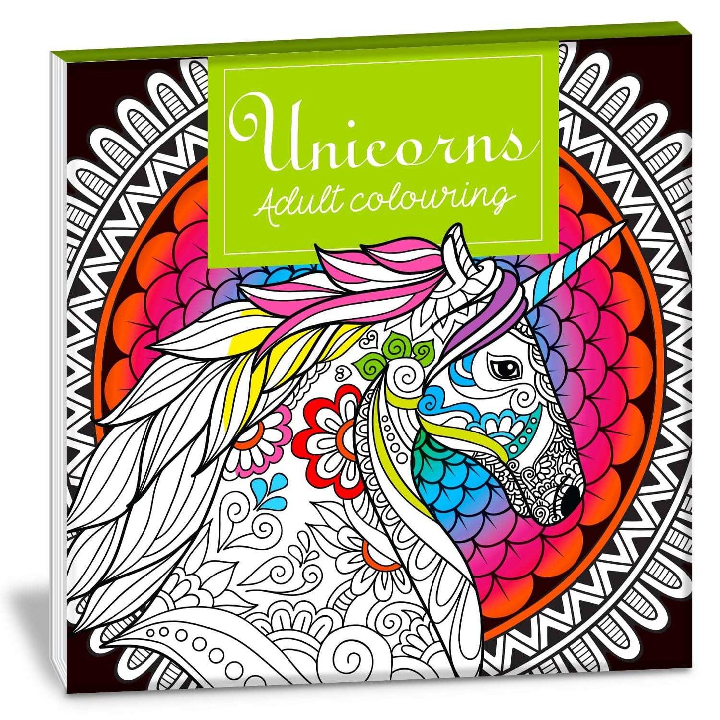 Unicorn Adult Colouring