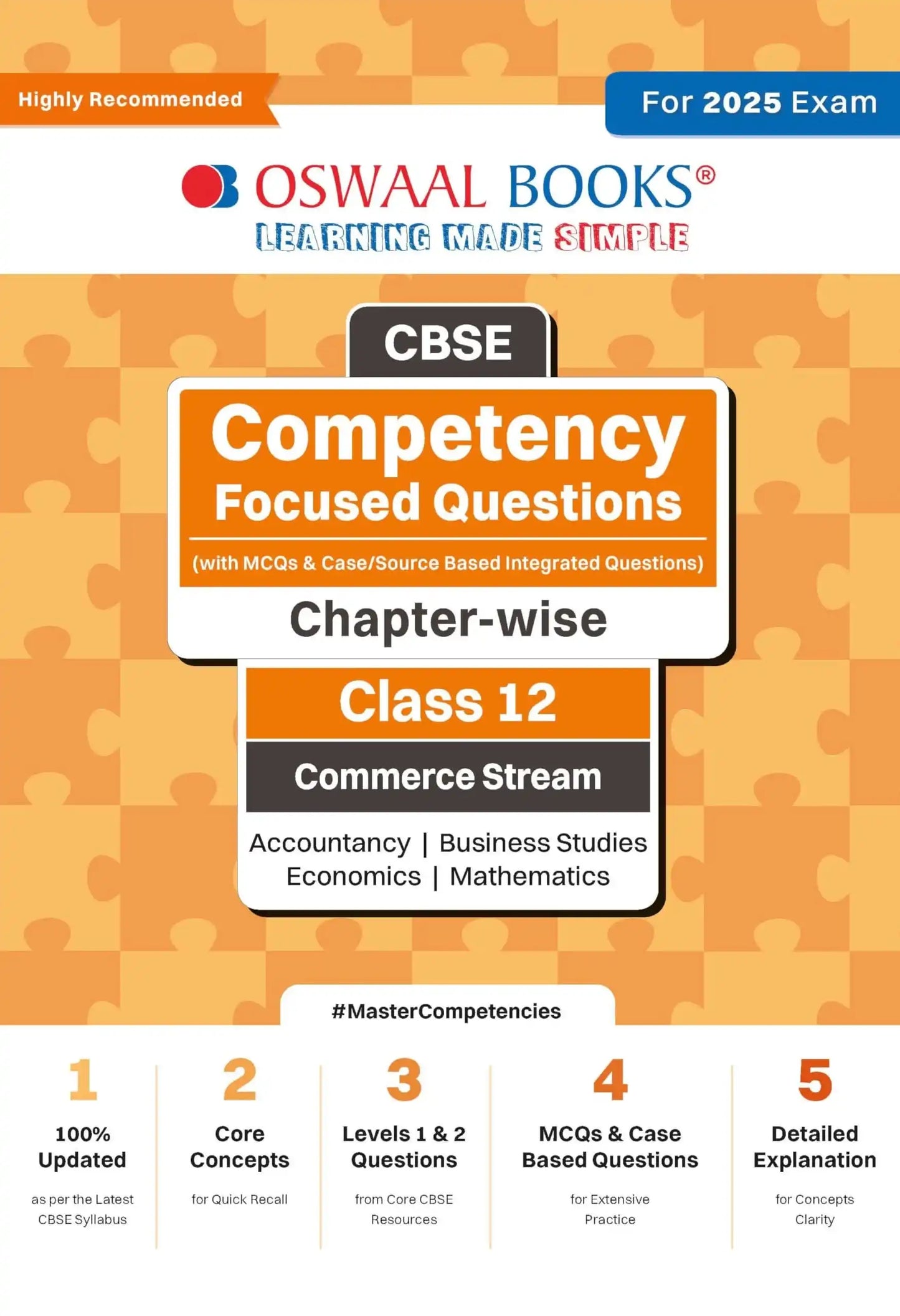 Oba Cbse Chapter Wise Commerce (Accounts,Bst,Eco,Math) Bk 12