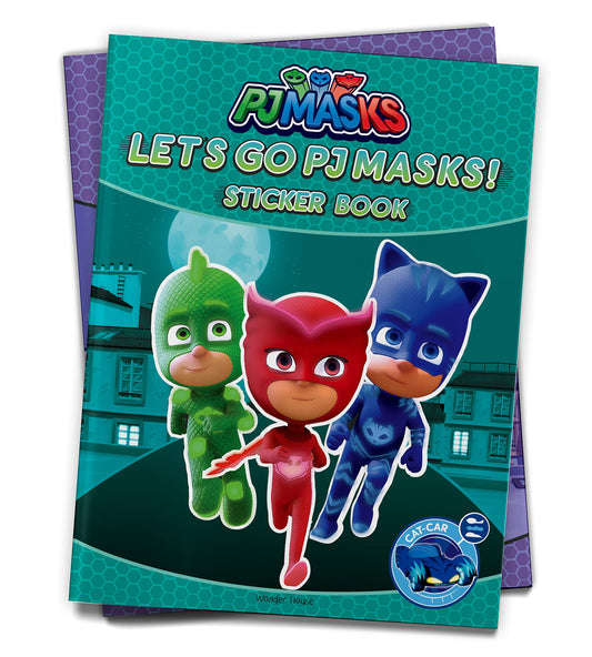 Lets Go Pj Masks Stickers Book : Fun Activity Books For Kids (Pj Masks)