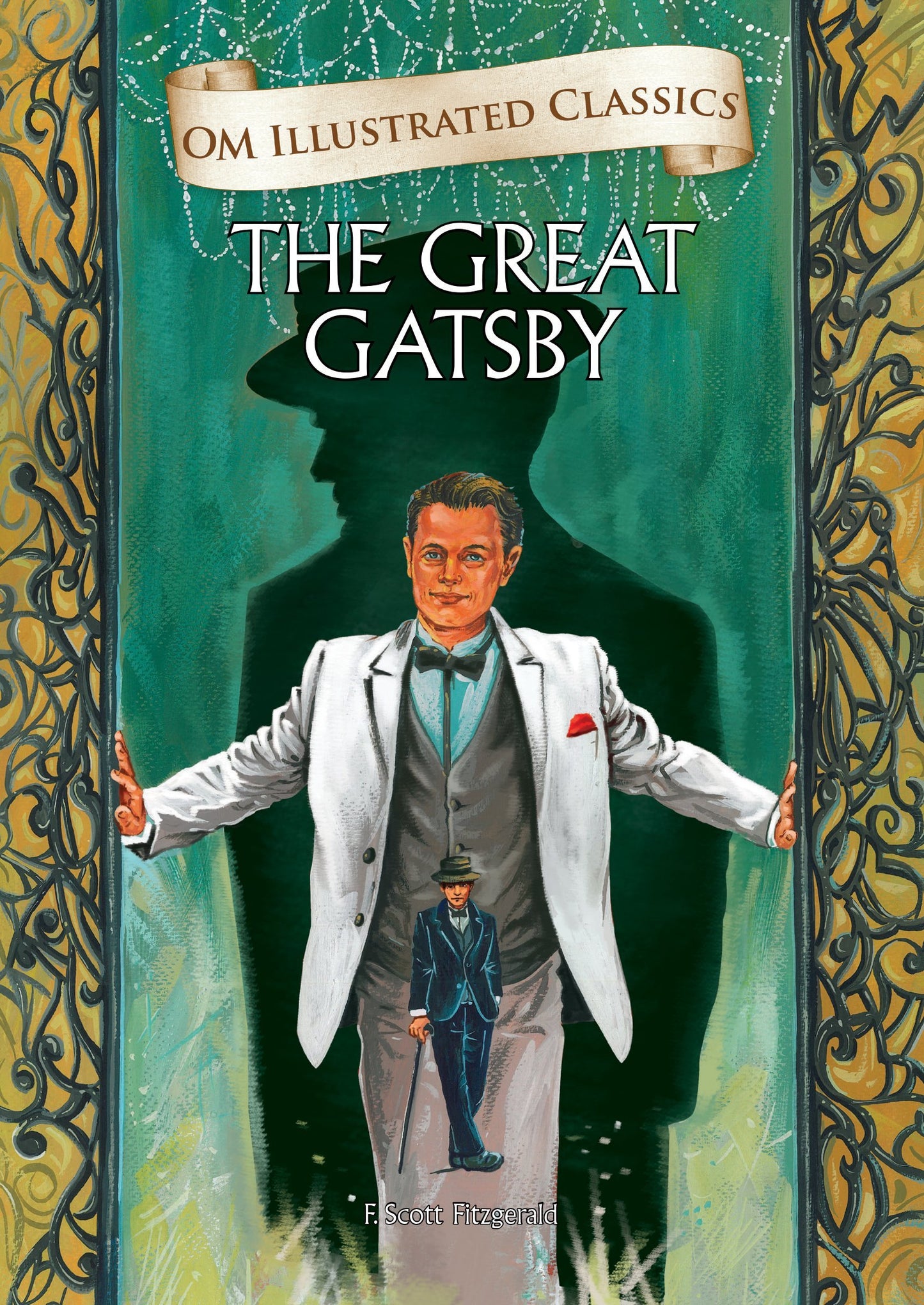 Children Classics - The Great Gatsby - Illustrated Abridged Classics with Practice Questions (Om Illustrated Classics for Kids)