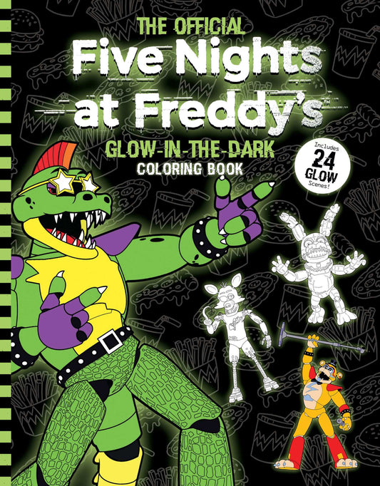 Five Nights At Freddys Glow In The Dark Coloring Book