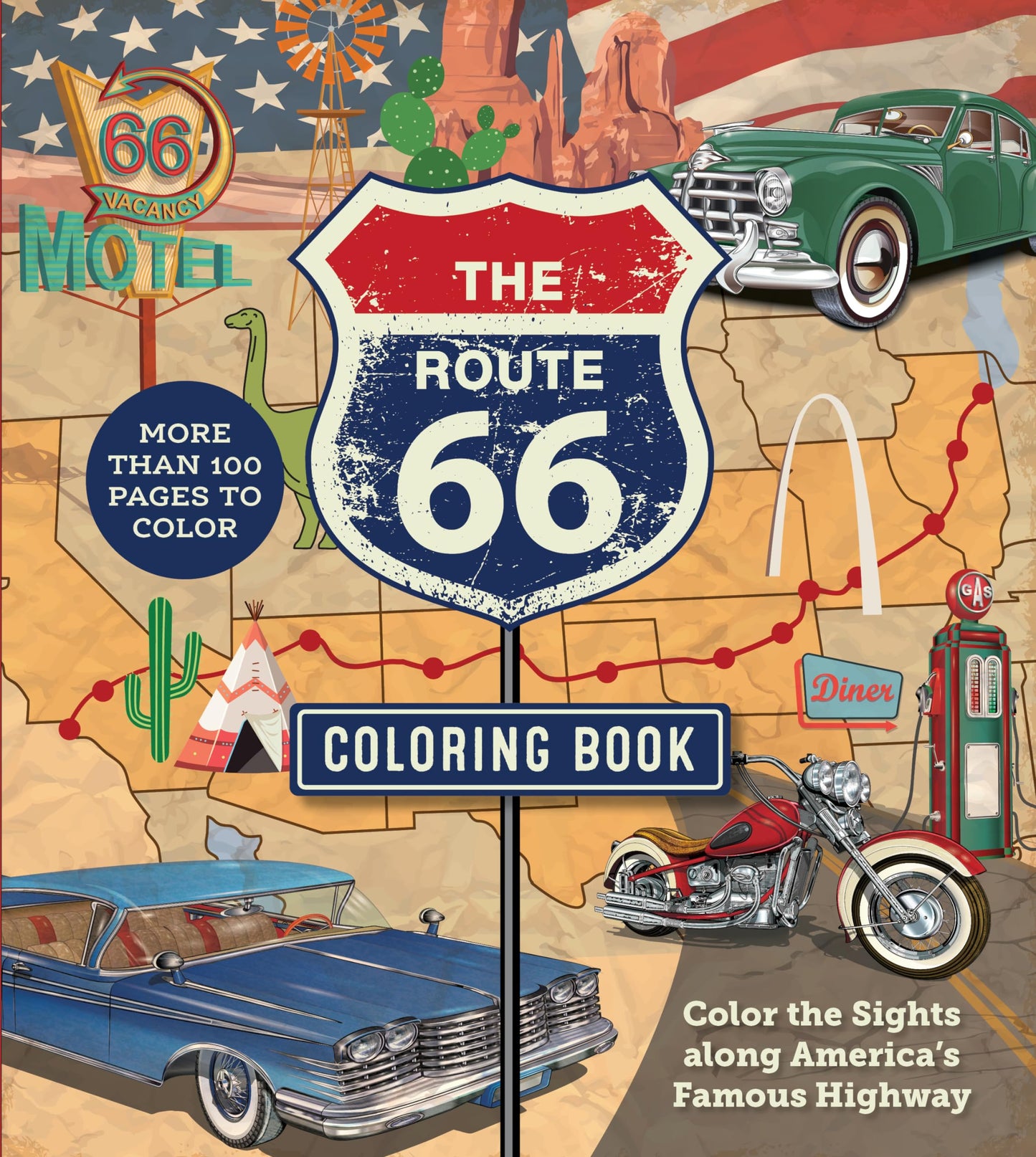 Route 66 Coloring Book, The
