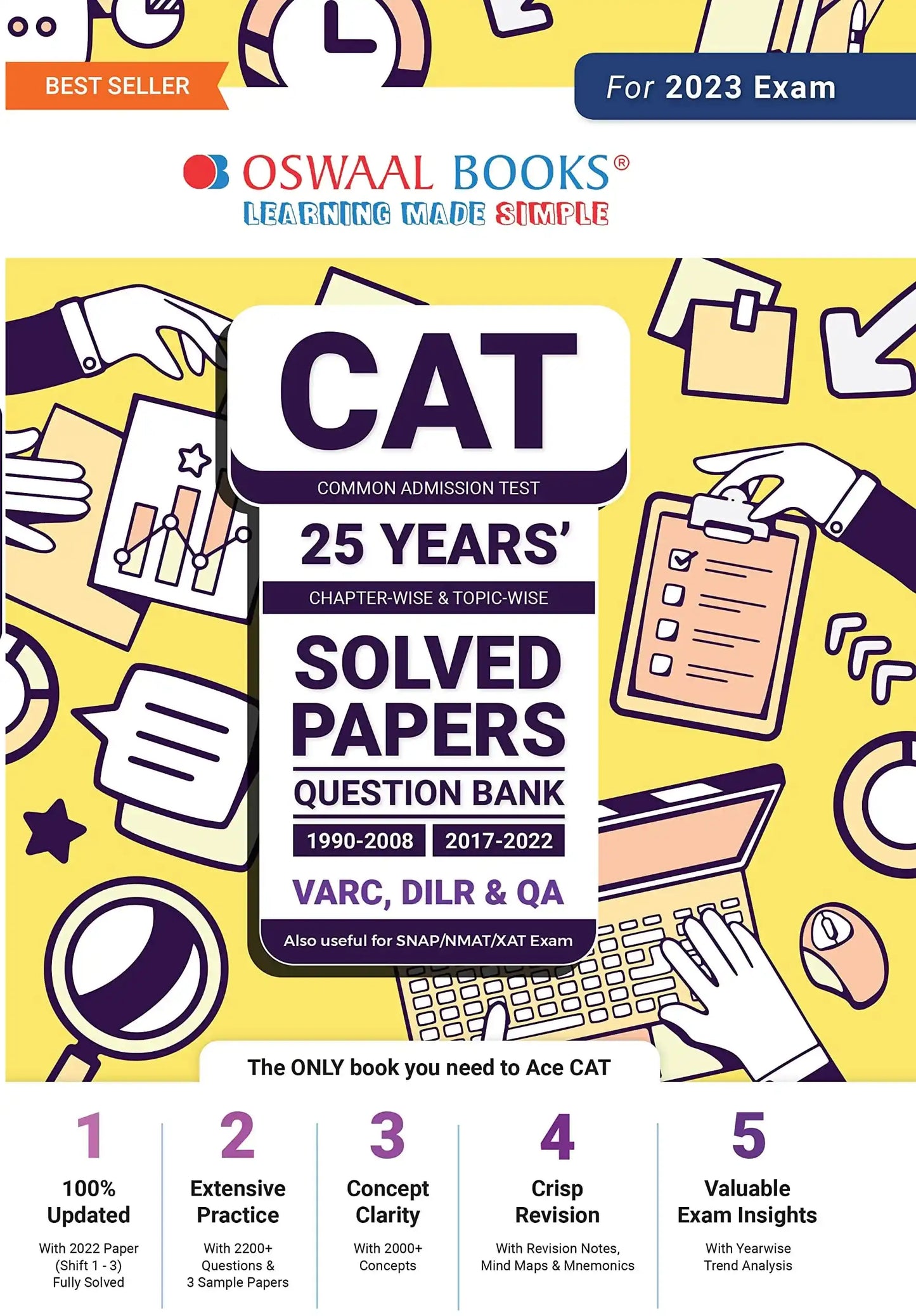 Oba Cat 25 Yrs Solved Paper Chapterwise & Topicwise (2023)