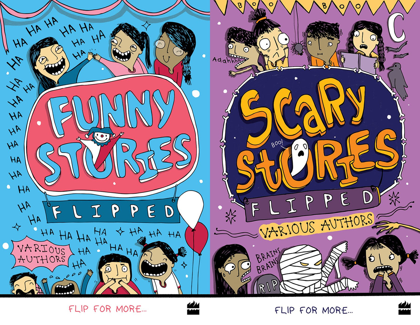 Flipped-Funny Stories/Scary Stories
