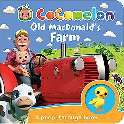 Official Cocomelon - Old Macdonald�S Farm - A Peep-Through Book