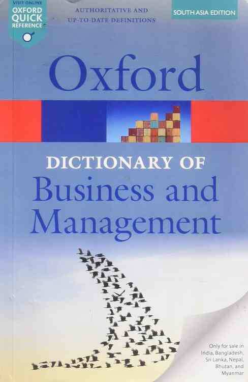 Dictionary Of Business And Management