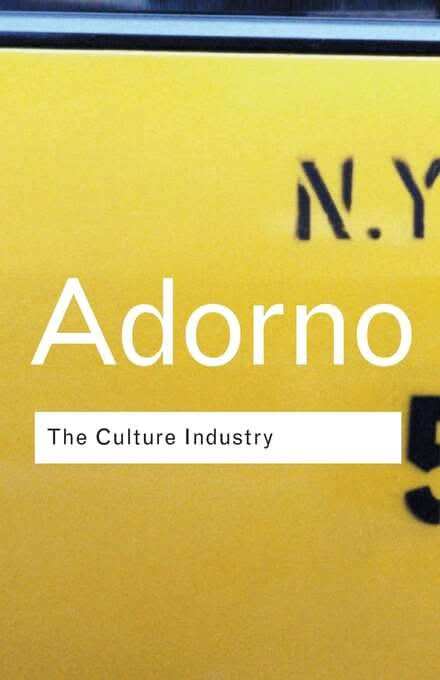 Culture Industry Selected Essays On Mass Culture