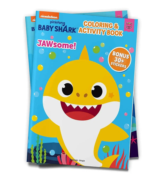 Pinkfong Baby Shark - Jawsome  - Fun Coloring And Activity Book