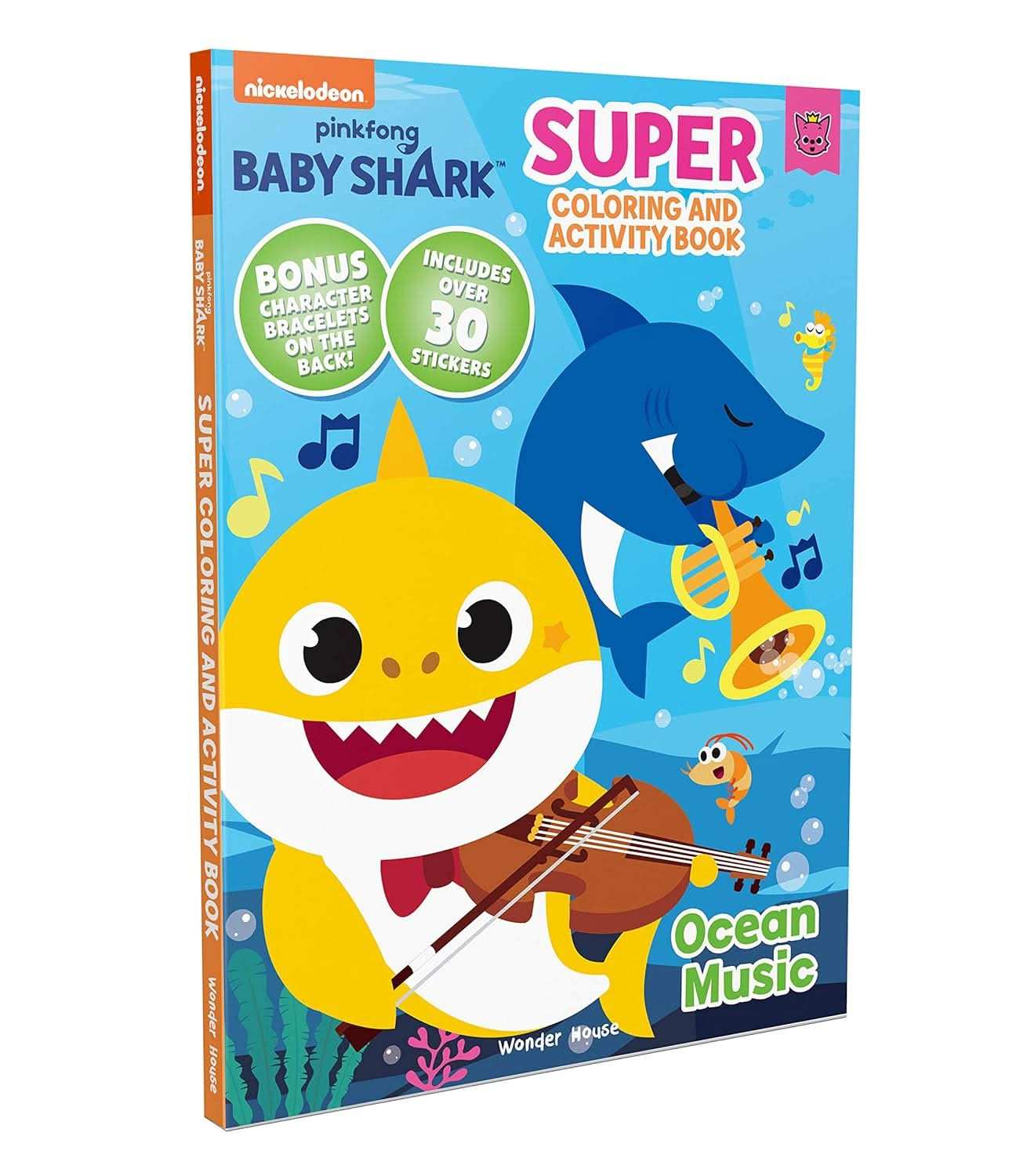 Pinkfong Baby Shark - Ocean Music  - Super Coloring And Activity Book