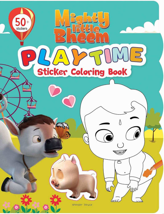 Mighty Little Bheem - Playtime  - Sticker And Coloring Fun Activity Book