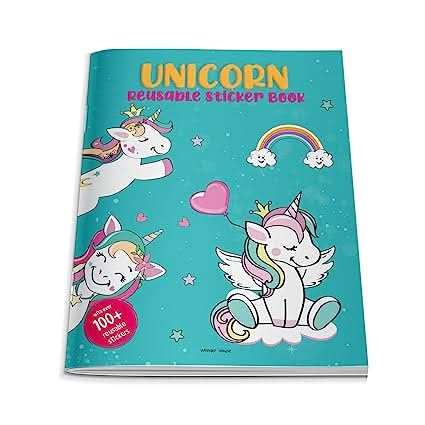 Unicorn World Fun Reusable Sticker Book