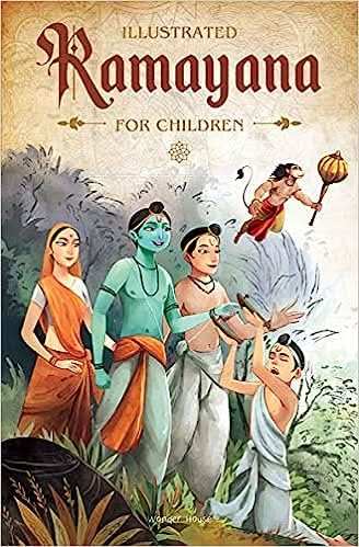 Illustrated Ramayana For Children (Black And White)