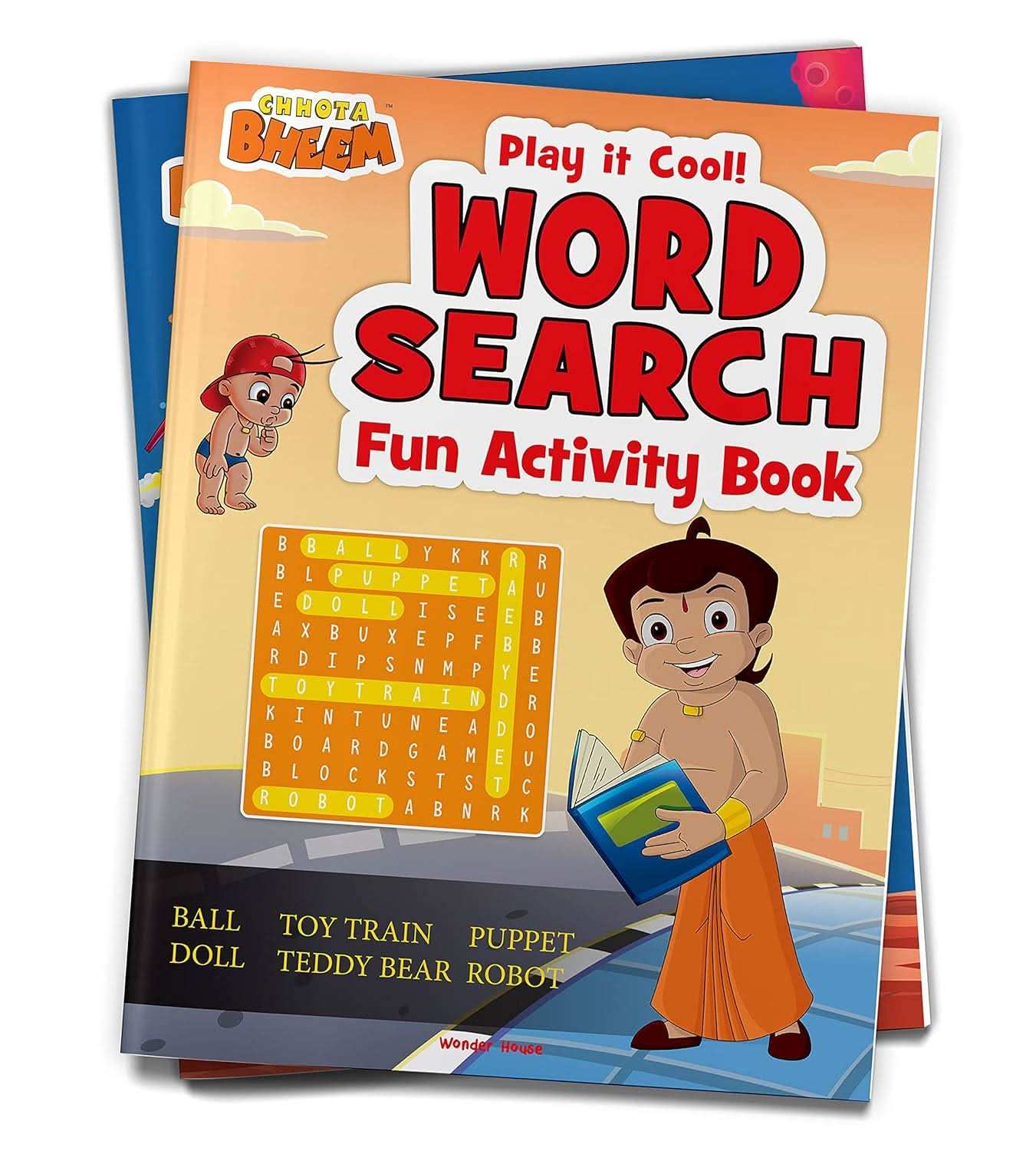 Chhota Bheem - Play It Cool! Word Search  - Fun Activity Book