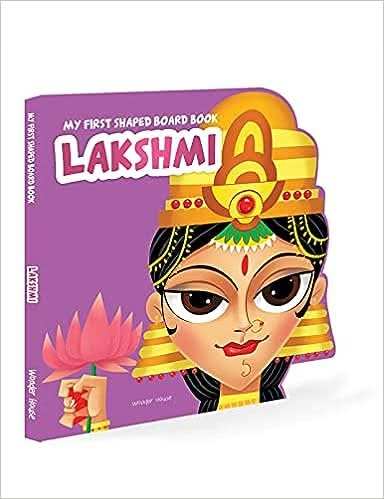 My First Shaped Board Book - Illustrated Goddess Laxmi Hindu Mythology Picture Book For Kids Age 2