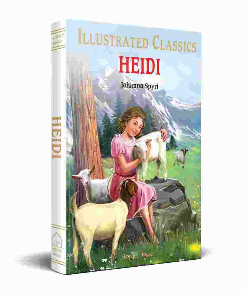 Heidi : Illustrated Abridged Children Classic English Novel With Review Questions (Hardback)