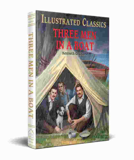Three Men In A Boat : Illustrated Abridged Children Classic English Novel With Review Questions (Har